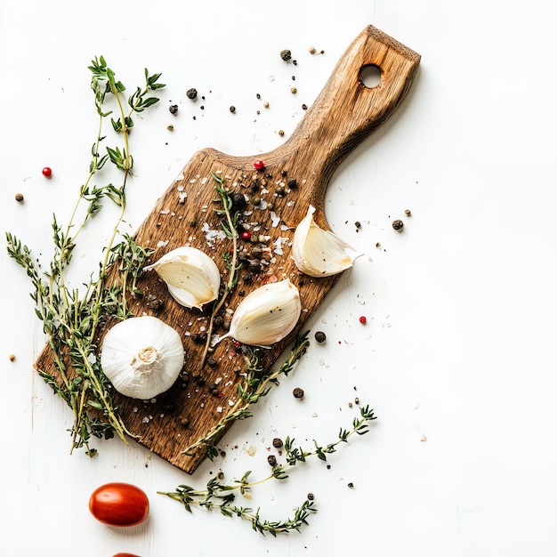 Свежие ингредиенты на столе